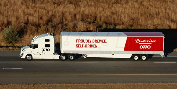 otto delivers budweiser beer graphizona